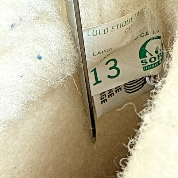 Sorel Caribou Winter Boots Men's Size 13 Tan Buff Wool Lining Kaufman Canada EUC - Picture 10 of 11